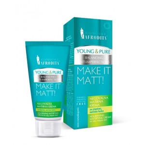 YOUNG & PURE Njegujuća matirajuća krema