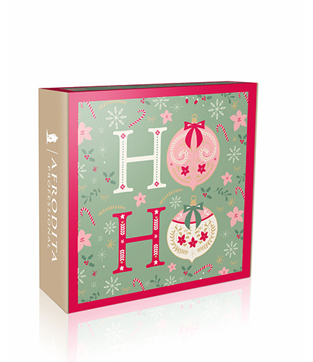 Poklon kutija HAPPY HOLIDAYS GREEN