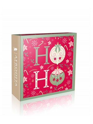 Poklon kutija HAPPY HOLIDAYS RED