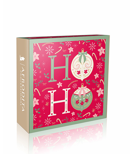 Poklon kutija HAPPY HOLIDAYS RED
