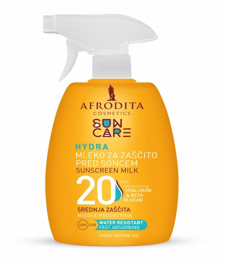 SUN CARE  HYDRA HIDRATANTNO MLIJEKO ZA ZAŠTITU OD SUNCA SPF 20