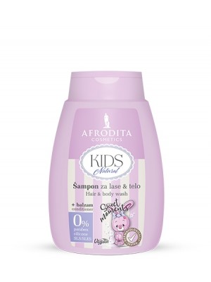 KIDS NATURAL Šampon za kosu & tijelo + balzam