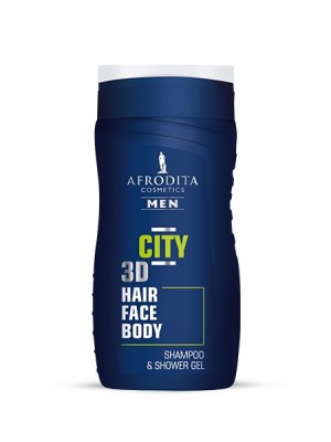 AFRODITA MEN CITY gel za šamponiranje i tuširanje
