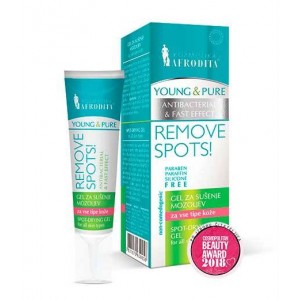 Young & Pure ACNE-DRYING GEL REMOVE SPOTS!