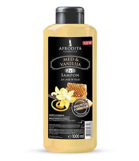 Hair and body shampoo HONEY & VANILLA