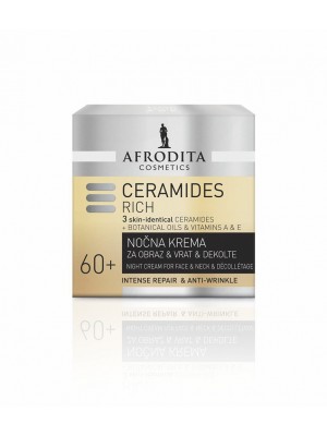 CERAMIDES RICH Night cream for face, neck and décolletage            