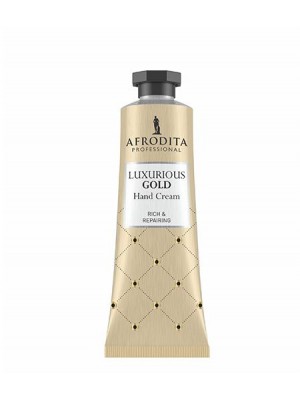 LUXURIOUS GOLD  Refined anti-ageing hand cream with gold pigments 