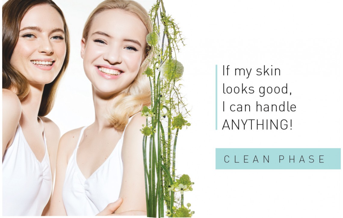 Ensure perfectly clean skin!