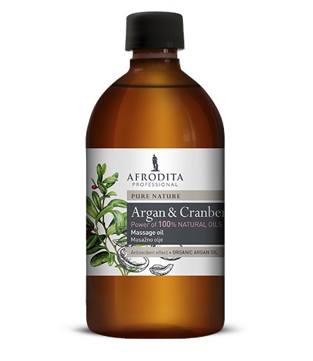 MASSAGE OIL Argan & cranberry