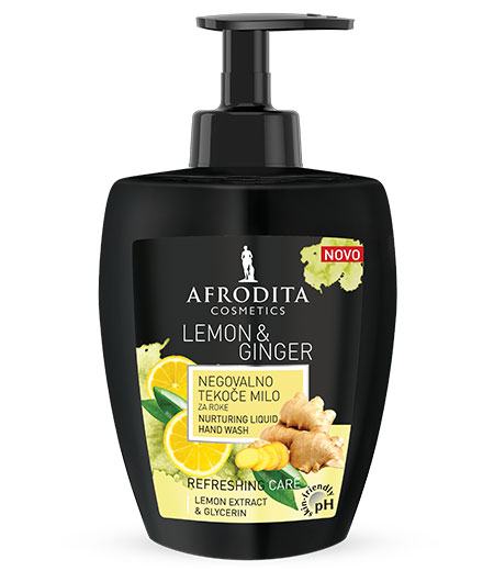 Liquid nurturing hand wash LEMON & GINGER 