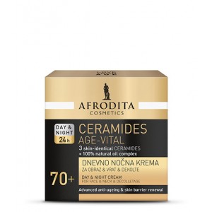 70+ CERAMIDES AGE-VITAL Day and night cream