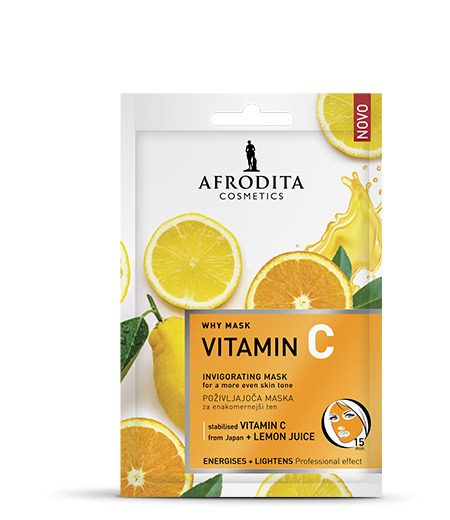 VITAMIN C Invigorating mask for a more even skin tone