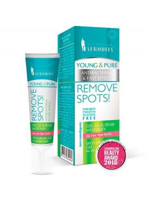 Young & Pure ACNE-DRYING GEL REMOVE SPOTS!