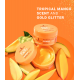 SUN CARE MANGO TANNING JAM with Gold Glitter