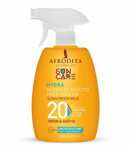 SUN CARE  HYDRA MOISTURISING SUNSCREEN MILK SPF 20