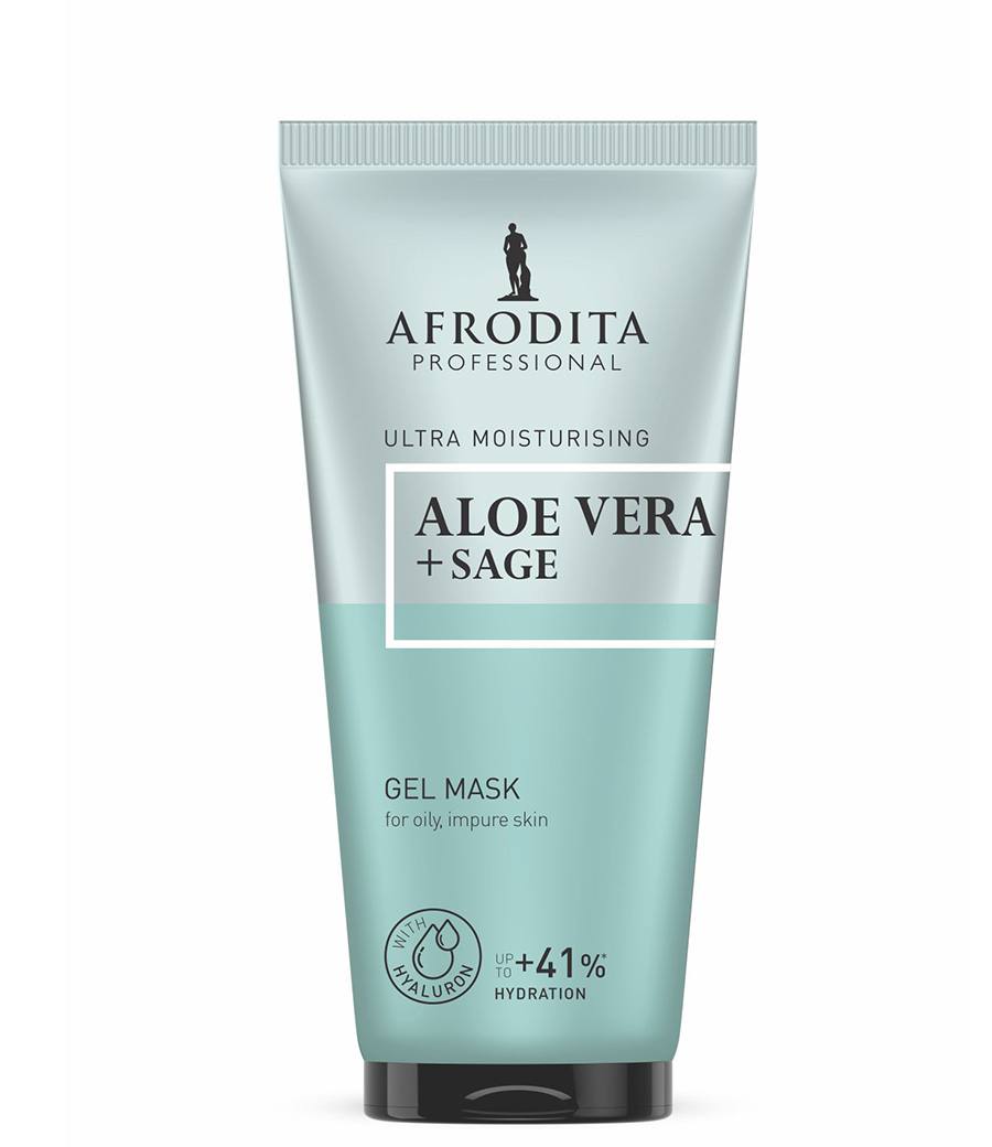 ALOE VERA + SAGE Ultra moisturising gel mask