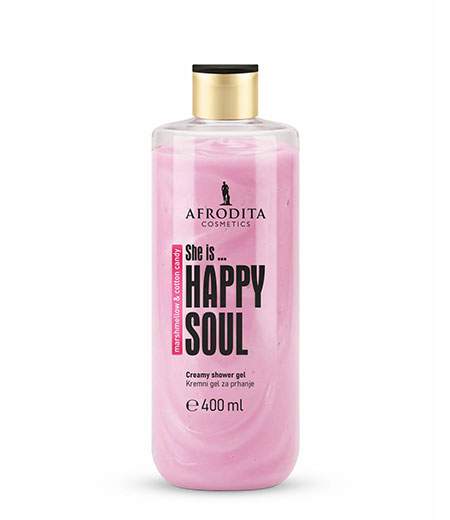 She is… HAPPY SOUL Kremasti gel za tuširanje