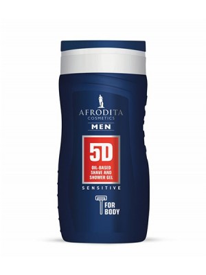 MEN 5D SENSITIVE ULJNI GEL ZA BRIJANJE I TUŠIRANJE