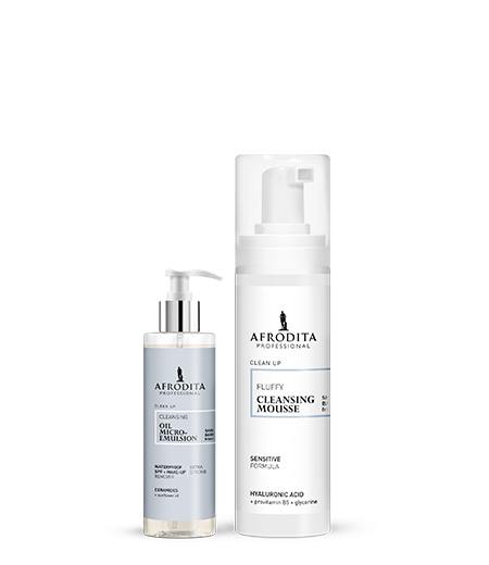 CLEAN UP Uljna mikroemulzija + Mousse pena za čišćenje