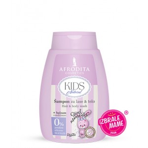 KIDS NATURAL Šampon za lase & telo + balzam