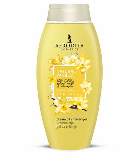 NATURAL VANILLA Kremno oljni gel za prhanje