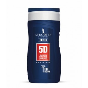 MEN 5D SENSITIVE OLJNI GEL ZA BRITJE IN PRHANJE  