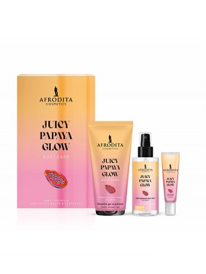 JUICY PAPAYA GLOW  Papaya & Cantaloupe Melon & Raspberry