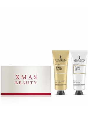 DARILNO-POTOVALNI SET ZA TELO Pure Gold 24 Ka