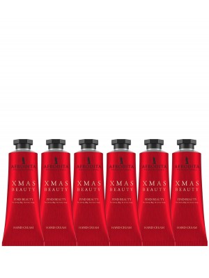 Paket 6 krem za roke  XMAS RED