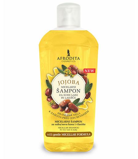 Micelarni šampon za suhe lase in lasišče JOJOBA