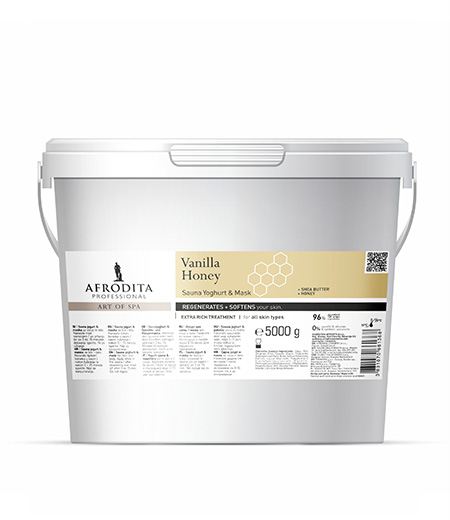 VANILLA HONEY Savna jogurt & maska za obraz in telo