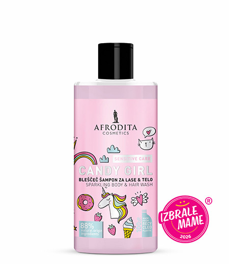 CANDY GIRL Bleščeč šampon za lase in telo