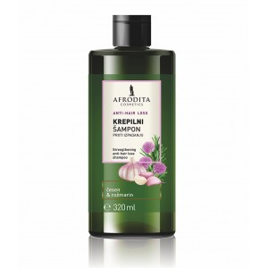 Krepilni šampon proti izpadanju s česnom