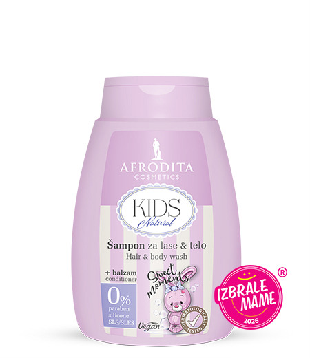 KIDS NATURAL Šampon za lase & telo + balzam